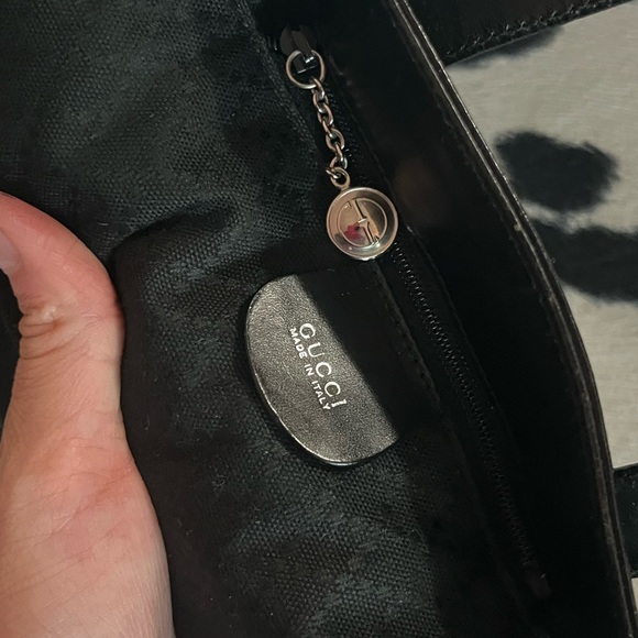 GUCCI Black Canvas 90s Mini Handbag - Picture 15 of 17